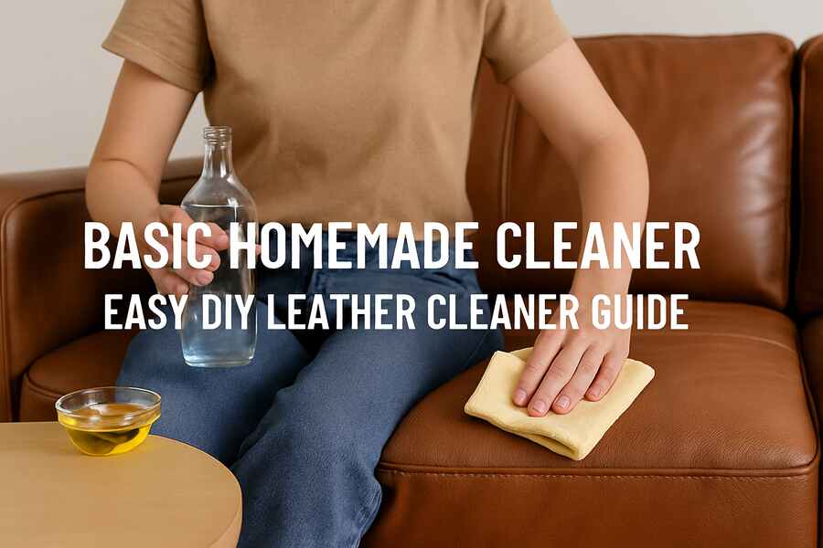 Basic Homemade Cleaner for Leather: Easy DIY Guide
