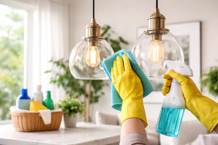 How to Clean Light Fixtures Safely and Effectively?